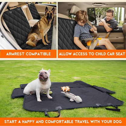 Premium Waterproof Dog Car Seat Cover - Non-Slip, Universal Fit for Cars, Trucks & SUVs - Perfect Protection for Pets and Kids