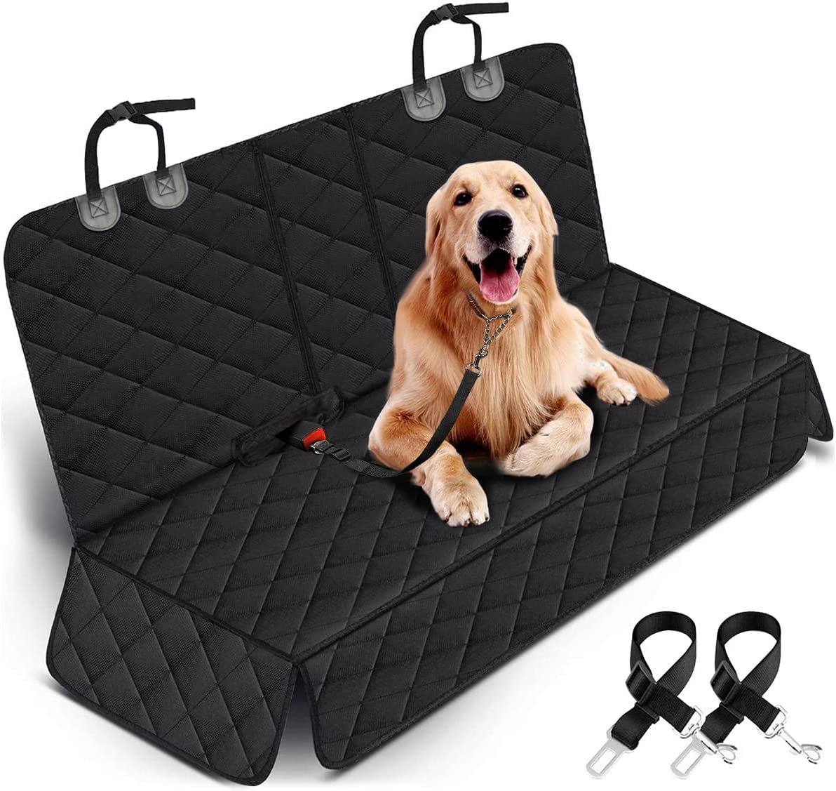 Premium Waterproof Dog Car Seat Cover - Non-Slip, Universal Fit for Cars, Trucks & SUVs - Perfect Protection for Pets and Kids