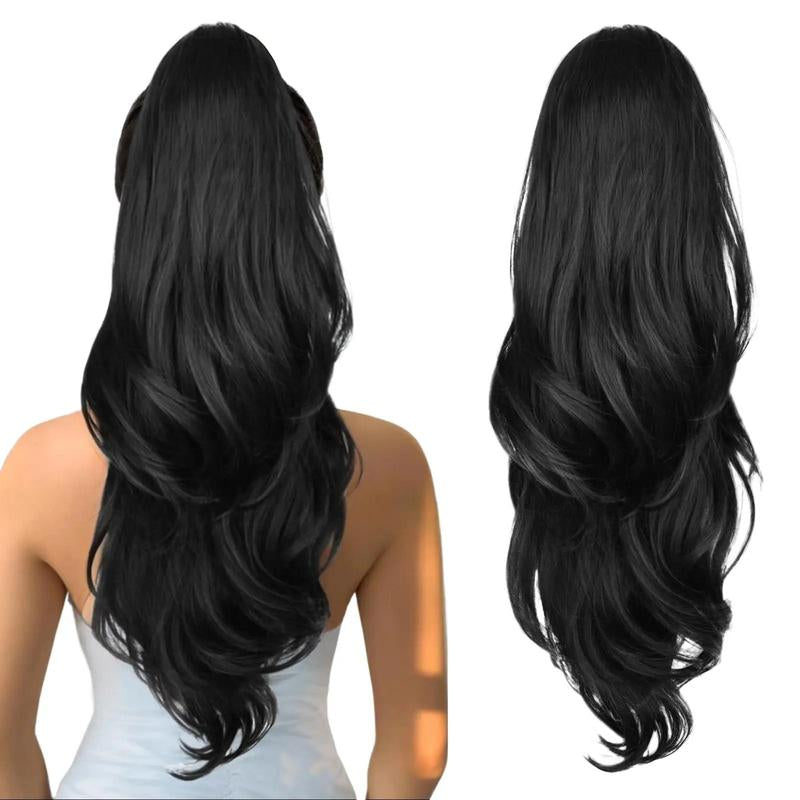 Transform Your Look with AISI HAIR 26 Inch Wavy Drawstring Ponytail Extension - Effortless Glam for Every Occasion