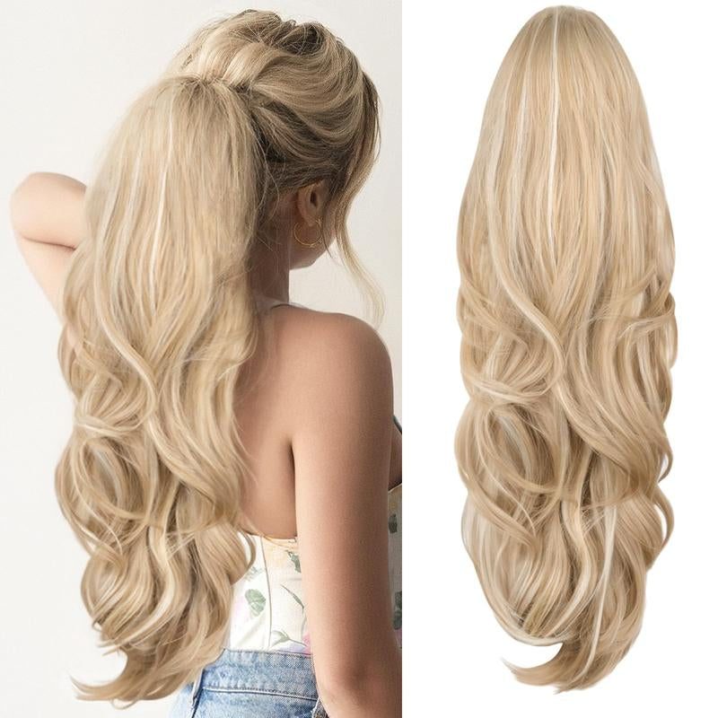 Transform Your Look with AISI HAIR 26 Inch Wavy Drawstring Ponytail Extension - Effortless Glam for Every Occasion