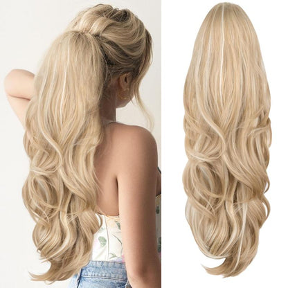 Transform Your Look with AISI HAIR 26 Inch Wavy Drawstring Ponytail Extension - Effortless Glam for Every Occasion