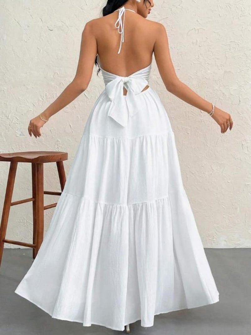 Elegant Women's Casual Sleeveless Dress - Perfect for Summer Beach Holidays and Parties!