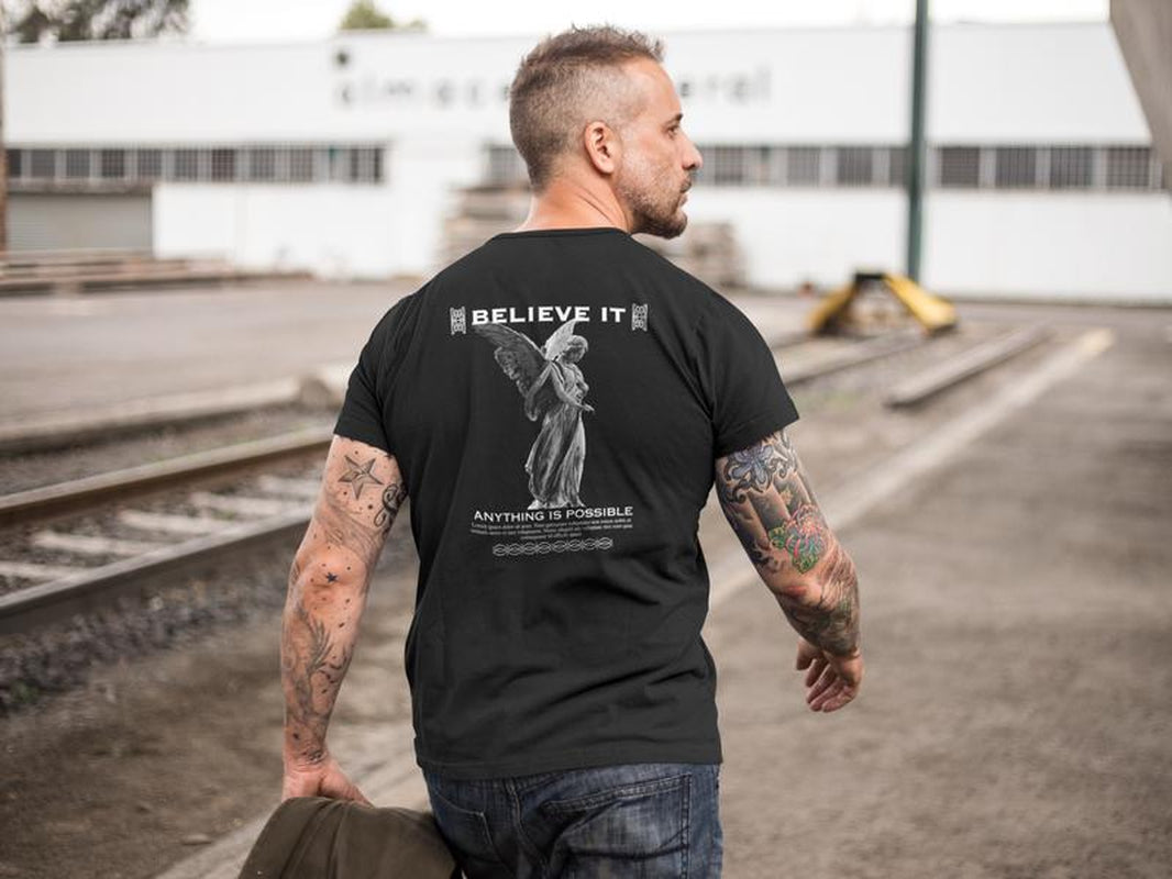 Elevate Your Style with the T-Shirt Angel 1.0 - Premium 100% Cotton Casual Tee