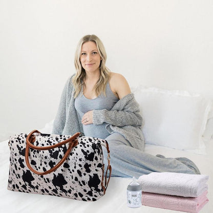 Travel in Style: Extra Large Friends-Inspired Weekender Bag with Adjustable Strap - Waterproof Duffle for Women - Perfect for Getaways, Hospital Stays, and More!